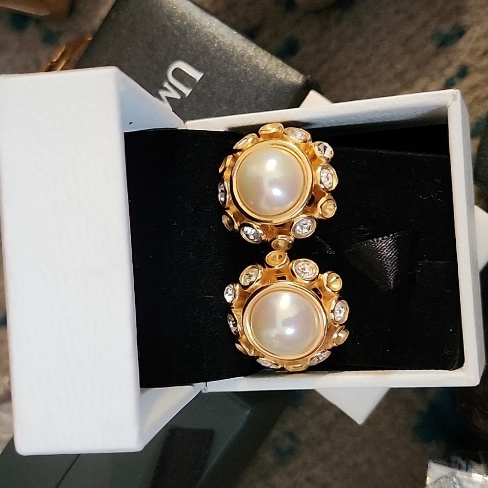 Christian Dior Vintage Signed Clip-on earrings